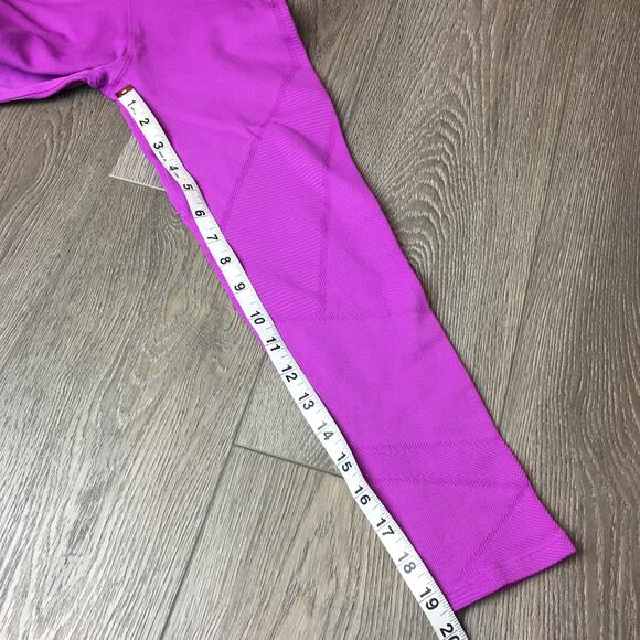 NWT Nux Peloton Women Seamless Shapeshifter Purple 7/8 Legging Yoga Gym Small - Picture 7 of 7
